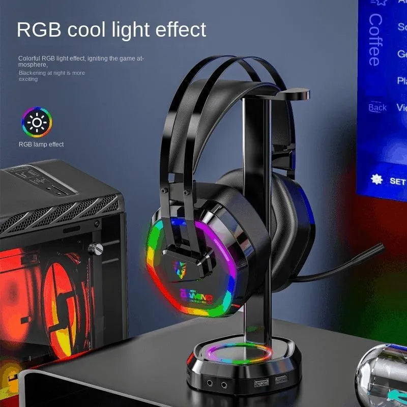 RGB Gaming Headset with Noise Cancelling Mic