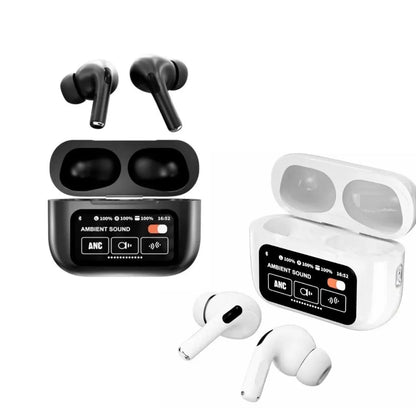 Smart Touch Screen ANC Wireless Earbuds