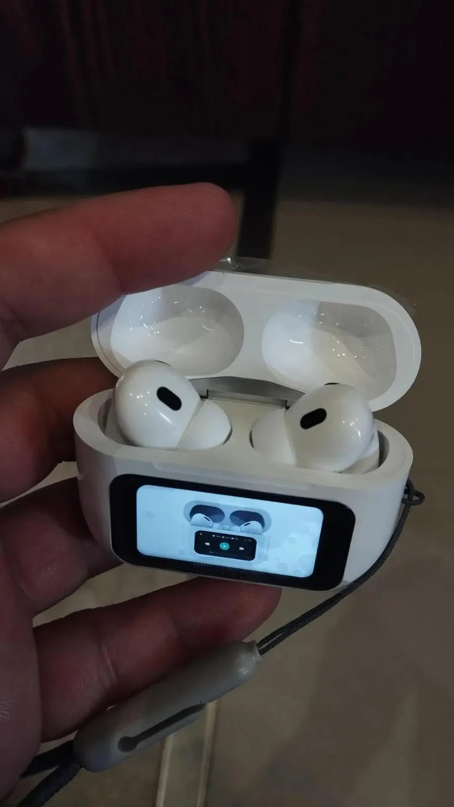 Smart Touch Screen ANC Wireless Earbuds